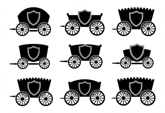 Download Royal Carriage Clipart Set - Royal carriage Collection