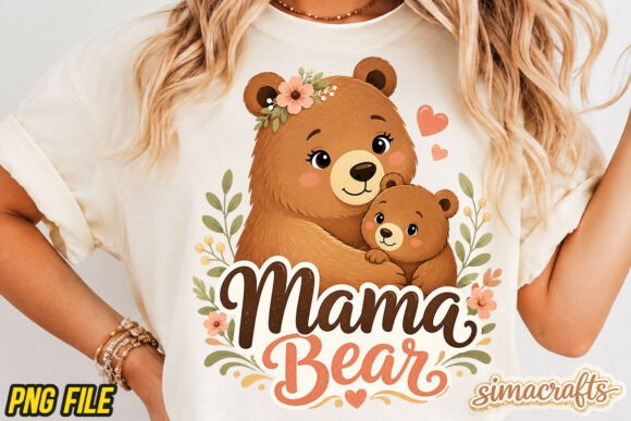 Download Mama Bear PNG, Cute Mom Shirt, Mom Tee - Cute Collection